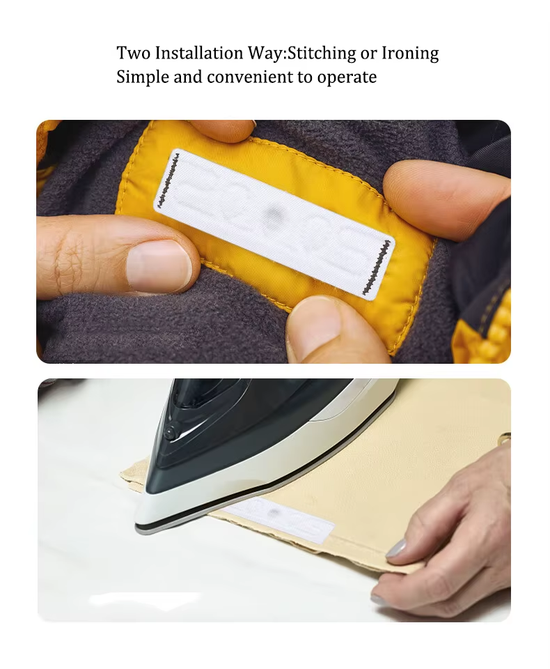 Fabric Textile Linen UHF Washable RFID Laundry Tag